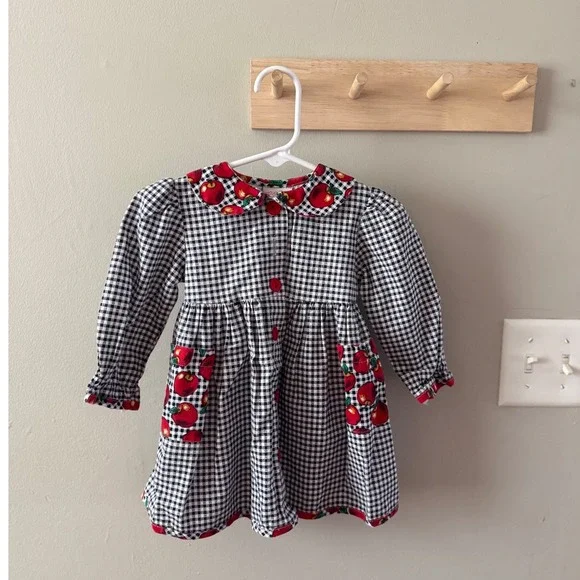 12m. Vintage Apple dress - Picture 1 of 4